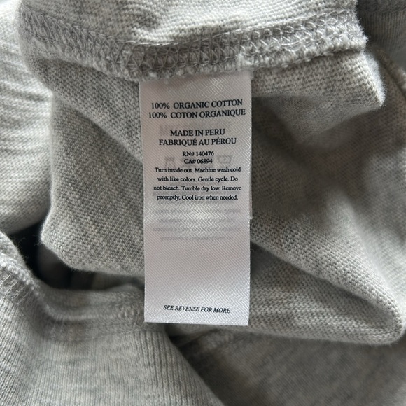 FAHERTY Sunwashed Slub Hoodie Shirt Light Grey Heather Mens Knit Top Sz L - Picture 10 of 15